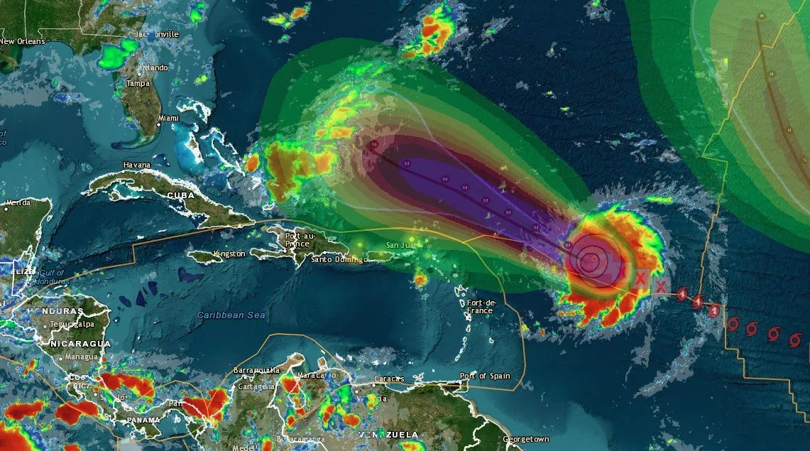 Tourist Areas of the DR to Experience Waves Left Behind by Hurricane Lee