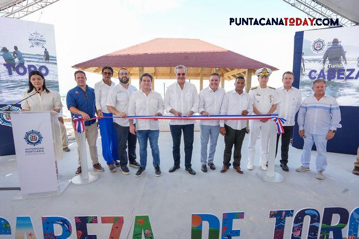 Inauguration of Fishing and Tourist Dock in Cabeza de Toro, Punta Cana by President Abinader