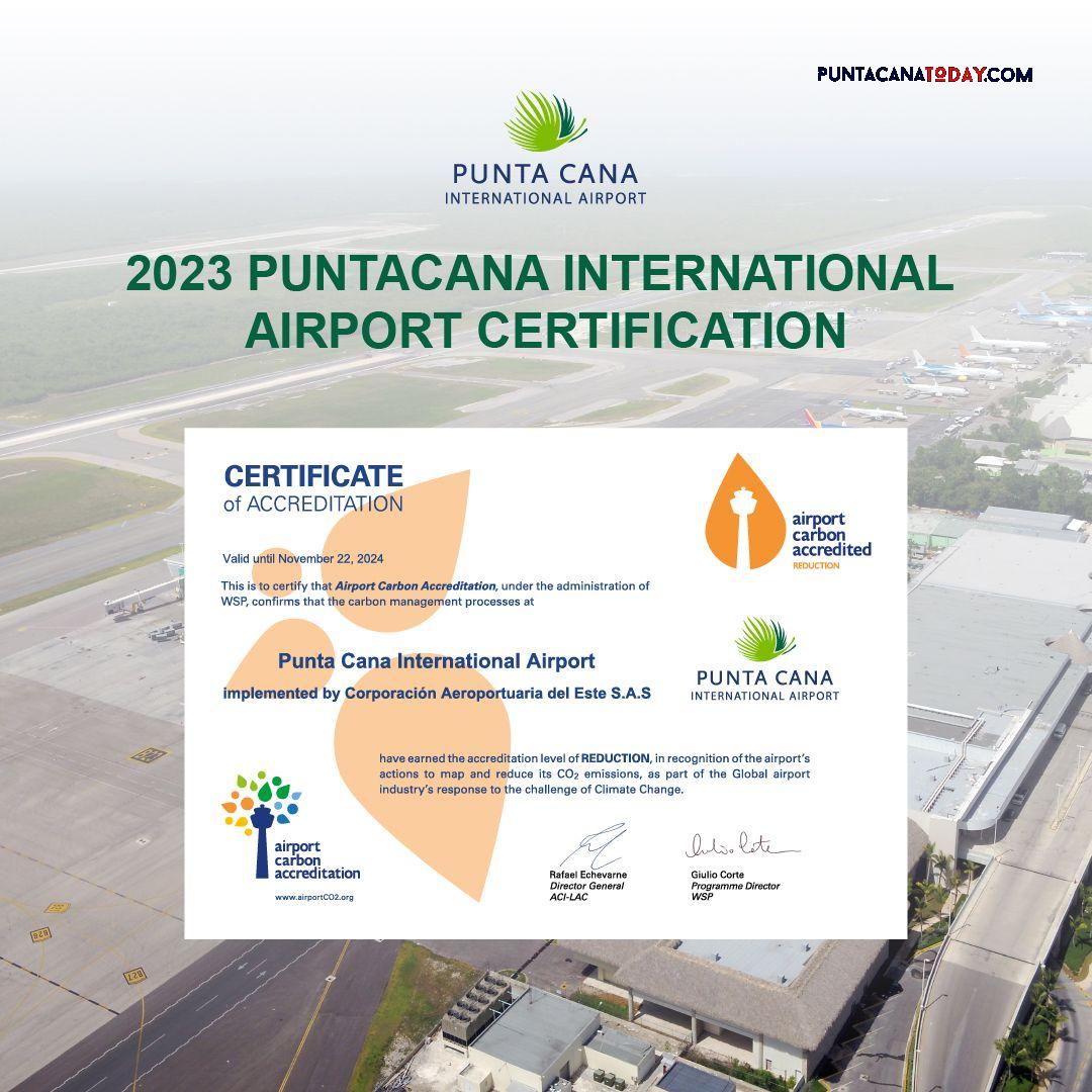 Aeropuerto Punta Cana Certificado 2