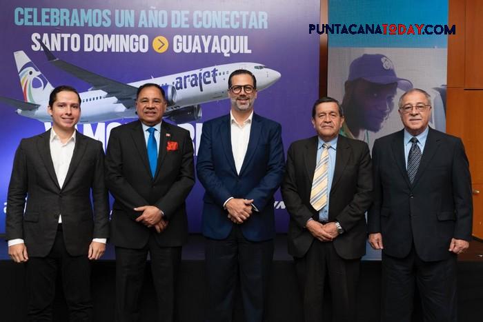 Arajet marks first year of operations in Ecuador with direct flights to Quito and Guayaquil from Santo Domingo