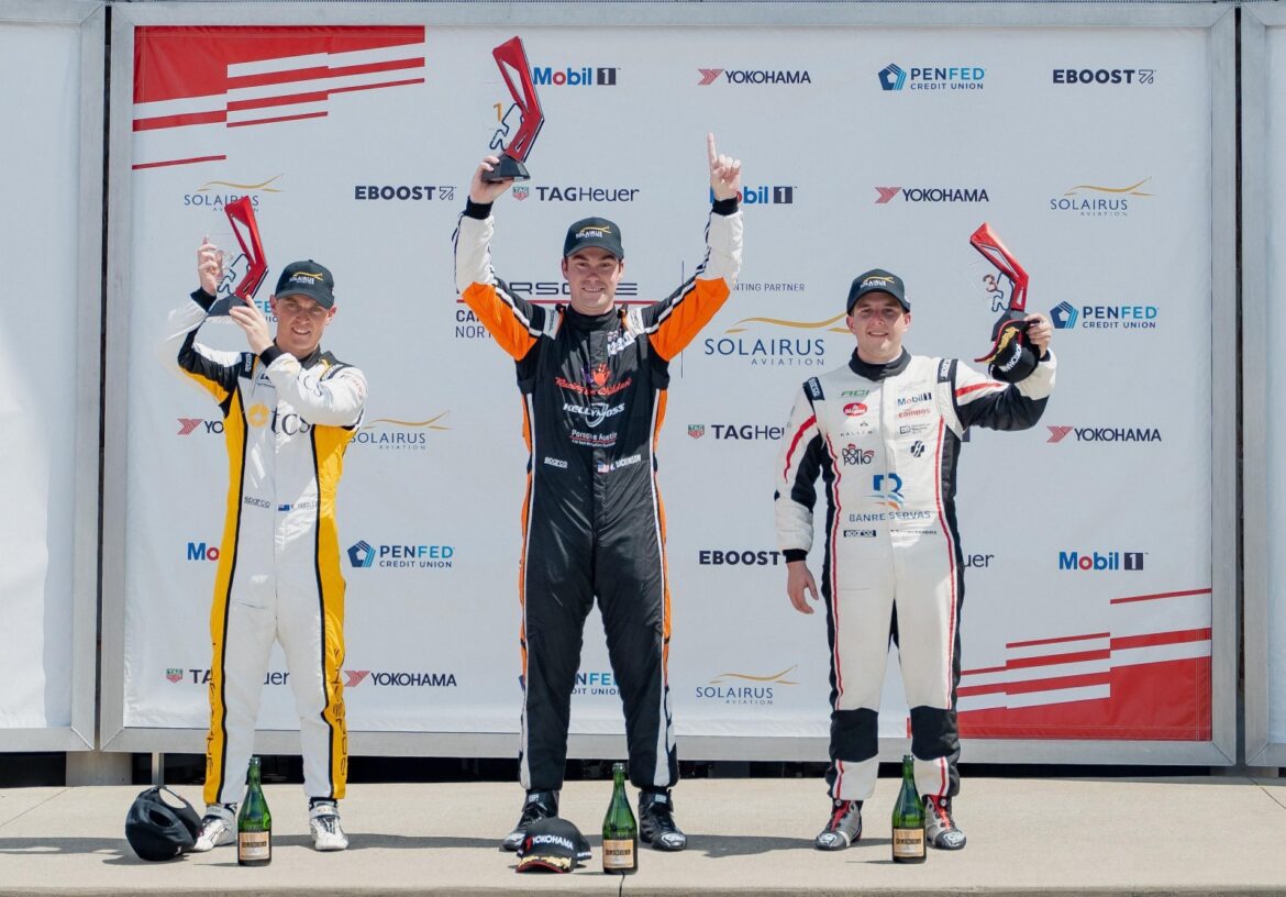 Dominican Driver Jimmy Llibre Earns Podium Finish at Watkins Glen in Porsche Carrera Cup North America
