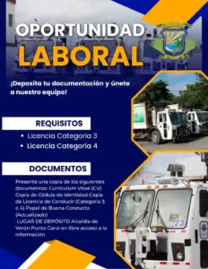 Veron Punta Cana Mayors Office Opens Driver Vacancies