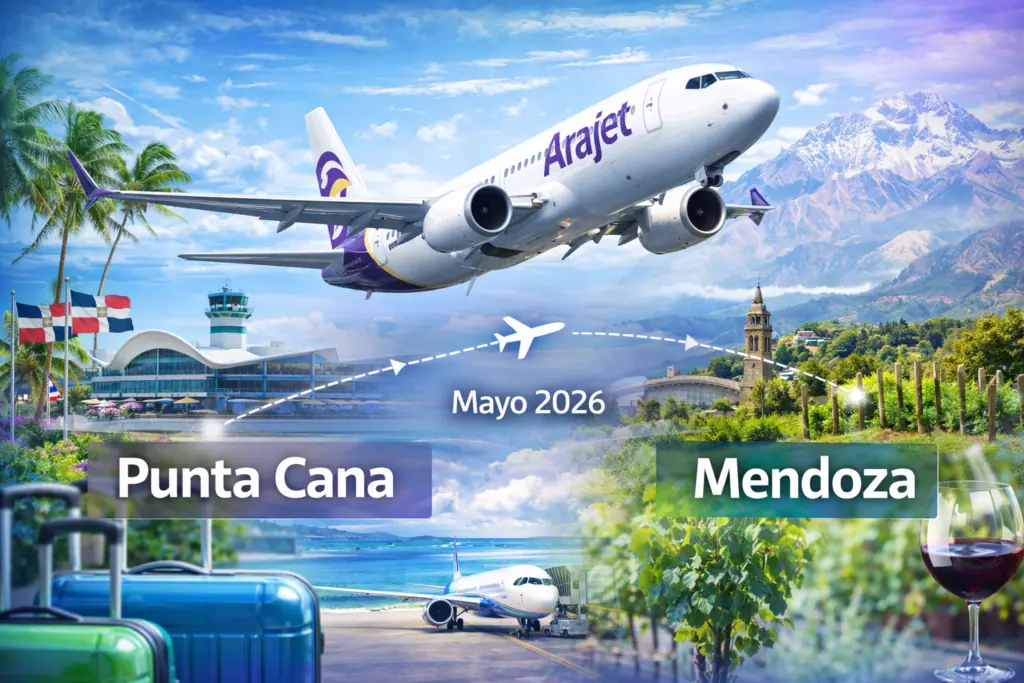 Arajet to Launch Direct Punta Cana–Mendoza Flights Starting May 2026