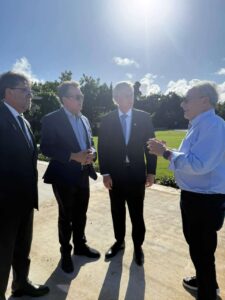 Chiles President elect Jose Antonio Kast Arrives in the Dominican Republic