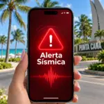 ¡Atención Bávaro, Verón y Punta Cana! Mañana se probarán alertas sísmicas en celulares durante el simulacro nacional