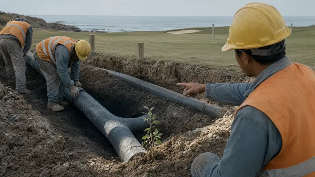 El agua que vuelve, la playa que se ordena y el golf que abraza: la infraestructura invisible de Punta Cana